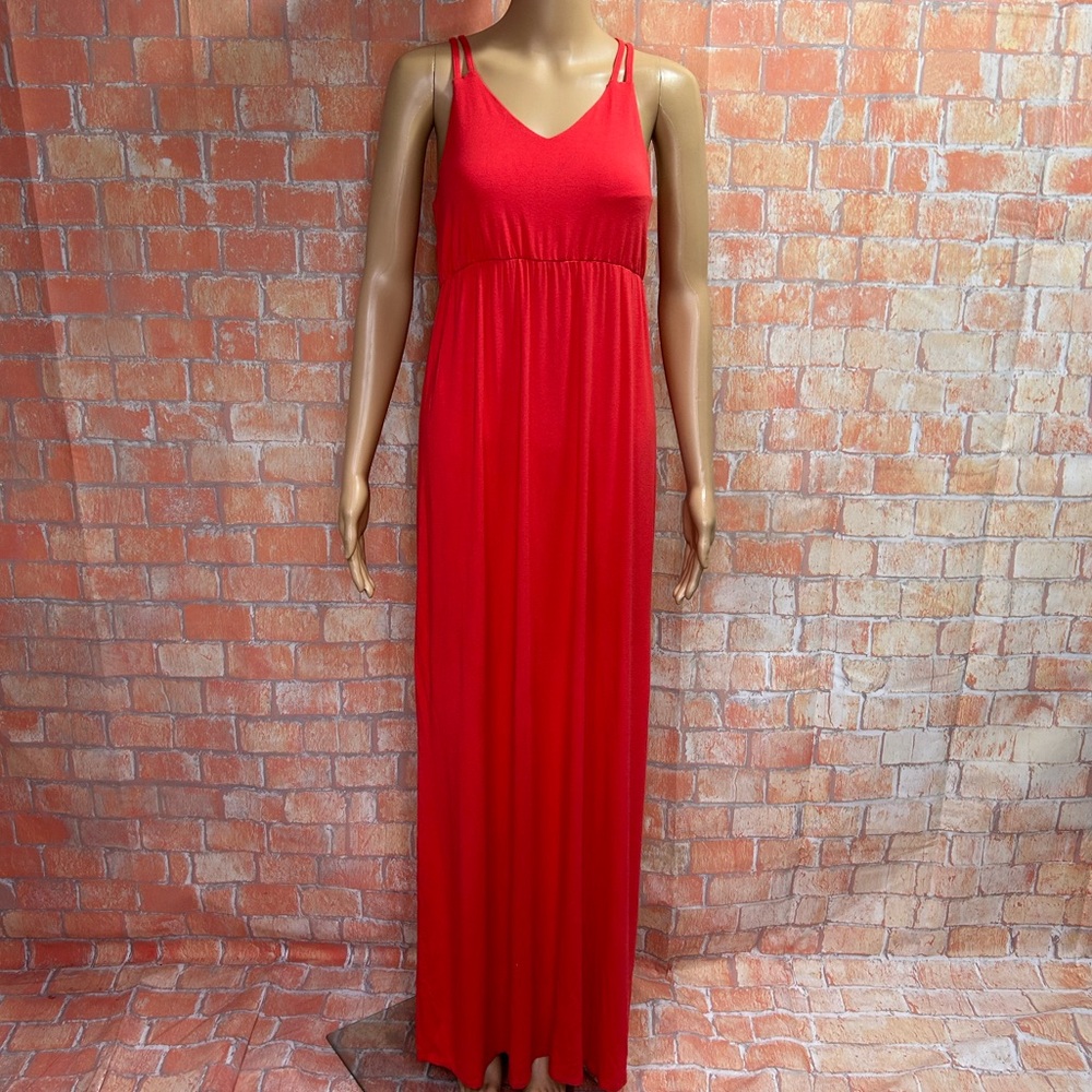 Kenar Strappy Tie Back Maxi Dress